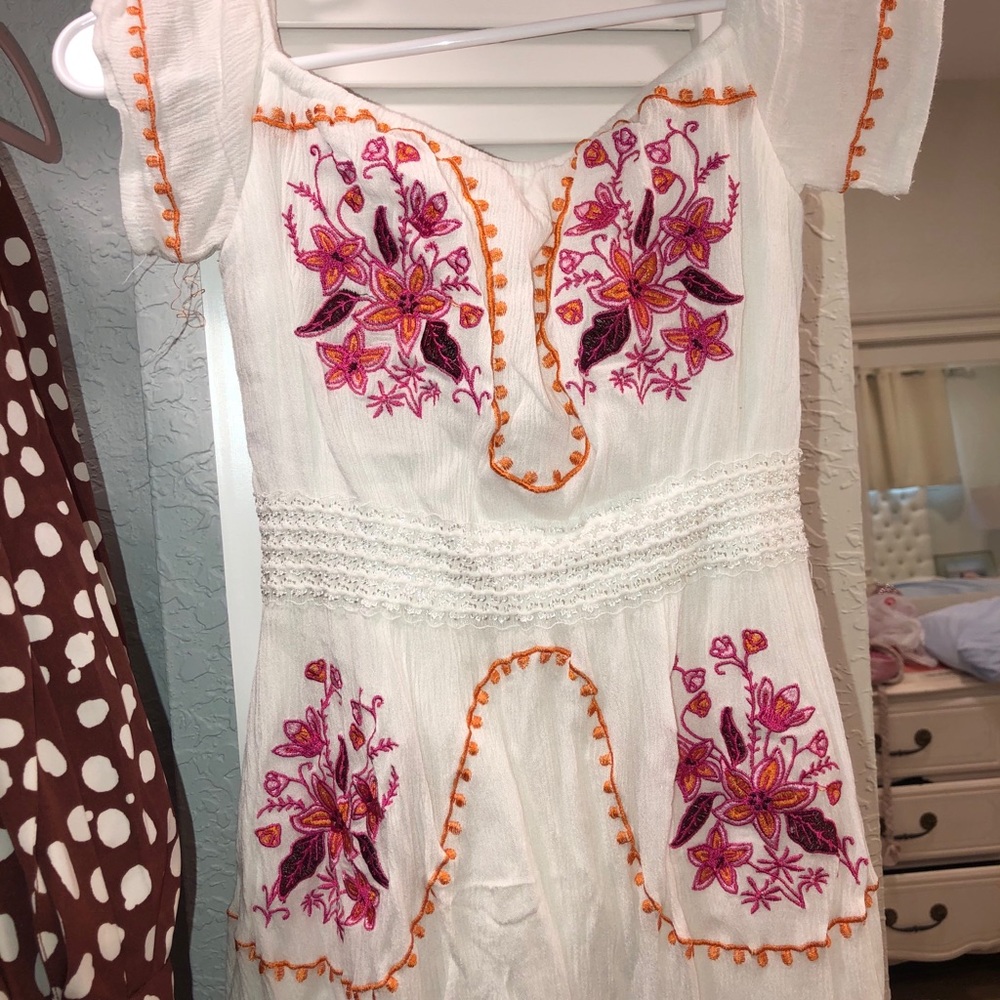 Glamorous TALL / ASOS embroidered dress